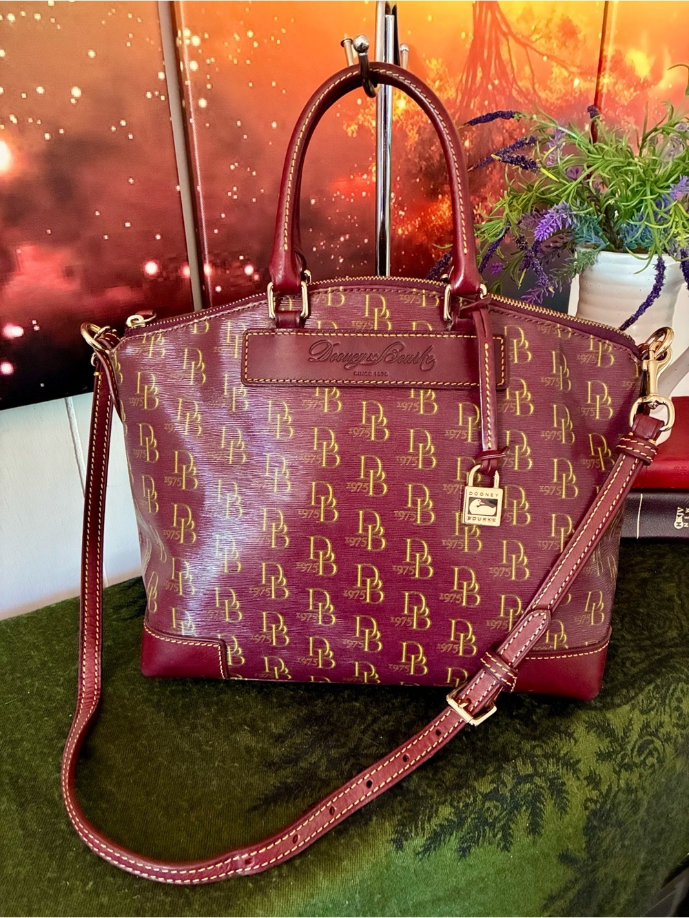 Dooney & Bourke Monogram Satchel